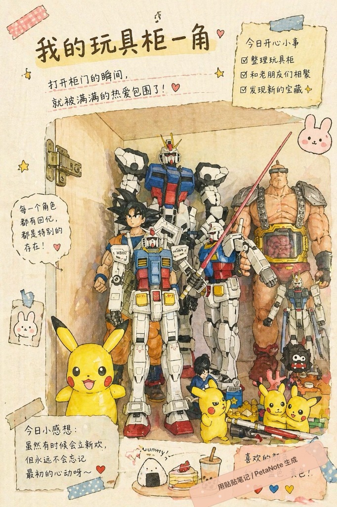 我的玩具柜一角